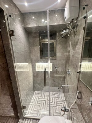 Bathroom in 2 BHK Apartment at Gurukrupa Vyom, Juhu – for Rent