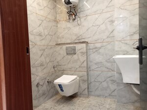 Bathroom in 3 BHK Builder Floor at Mahavir Enclave 1 – for Rent