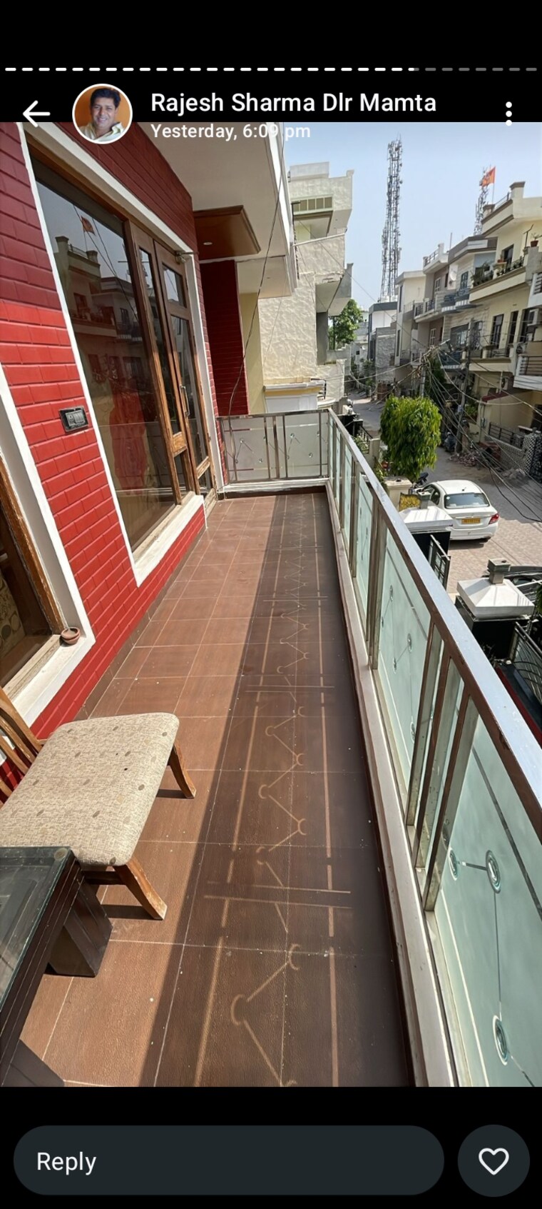 Balcony, dhakoli 5 Bedroom 2250 Sq.Ft. Independent House In Dhakoli Zirakpur 9508118