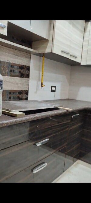 Kitchen in 3 BHK Builder Floor at Pitampura – for Rent