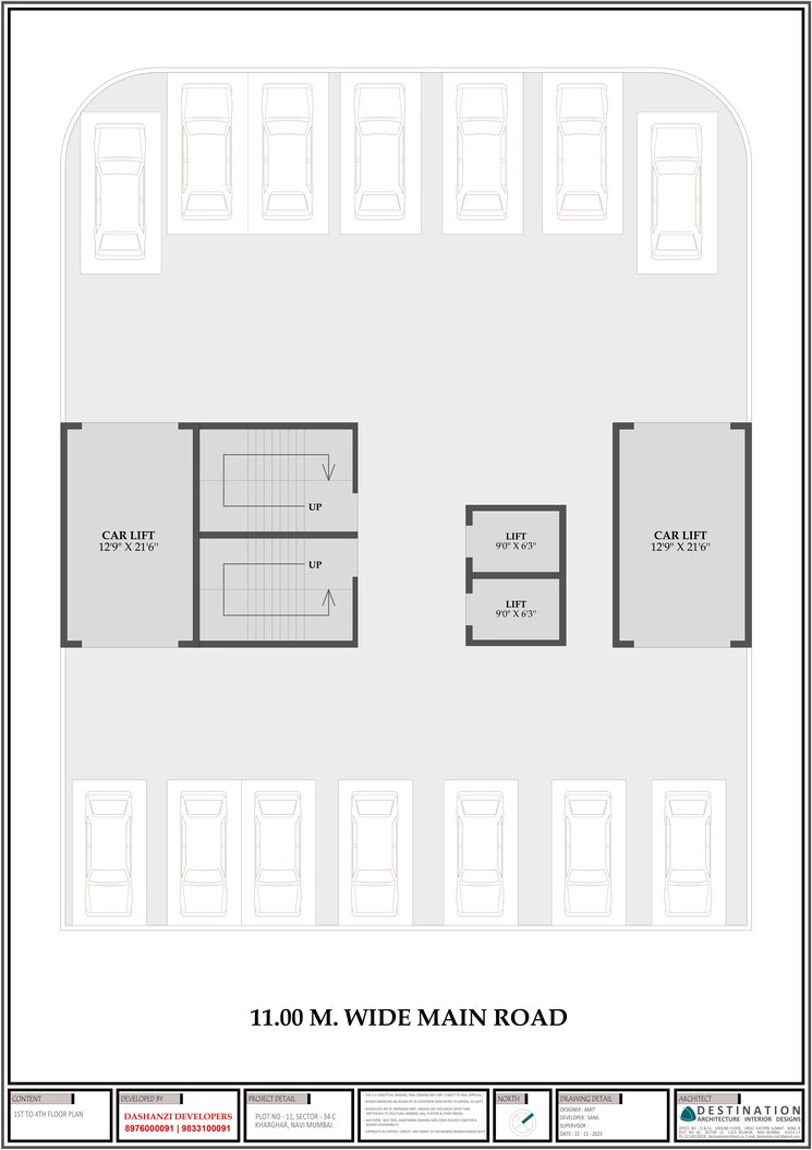 Floor Plan, dashanzi-ce-la-vie 2 Bedroom 556 Sq.Ft. Apartment In Kharghar Navi Mumbai 9507660