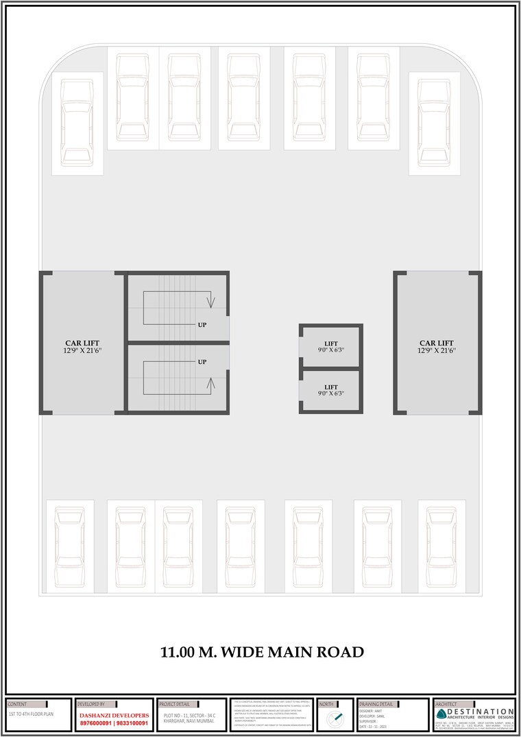 Floor Plan, dashanzi-ce-la-vie 2 Bedroom 556 Sq.Ft. Apartment In Kharghar Navi Mumbai 9507660