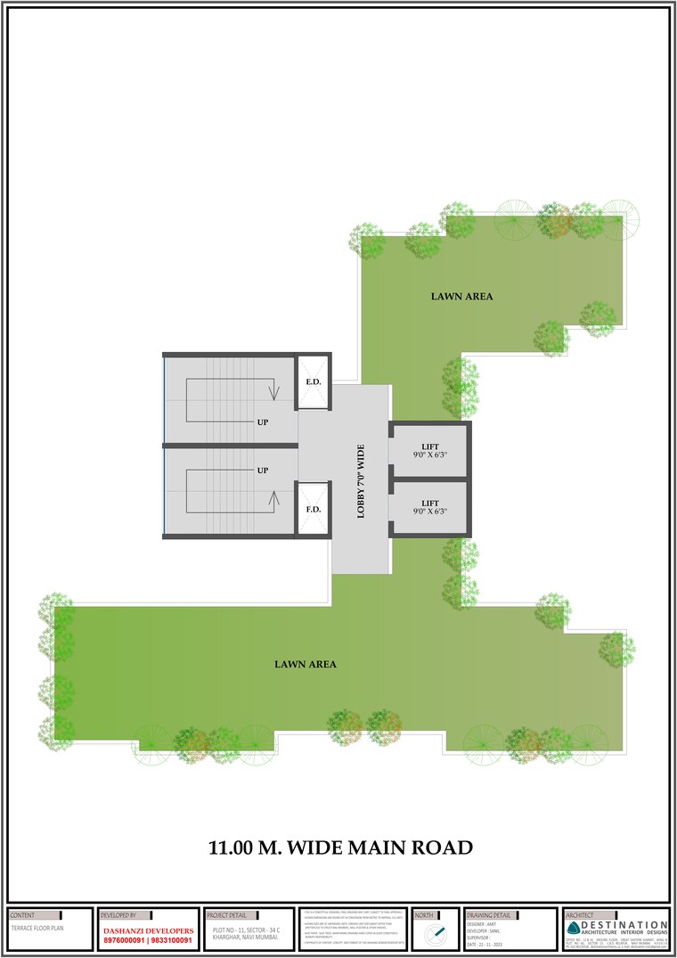 Master Plan, dashanzi-ce-la-vie 2 Bedroom 556 Sq.Ft. Apartment In Kharghar Navi Mumbai 9507660