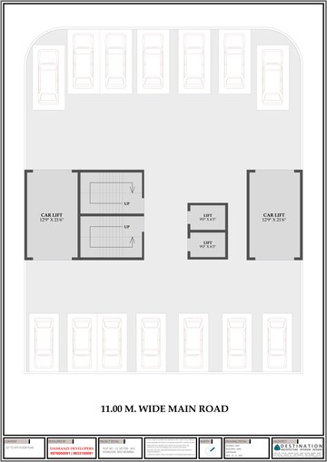 Floor Plan in 2 BHK Apartment at Dashanzi Ce La Vie, Kharghar – for Sale