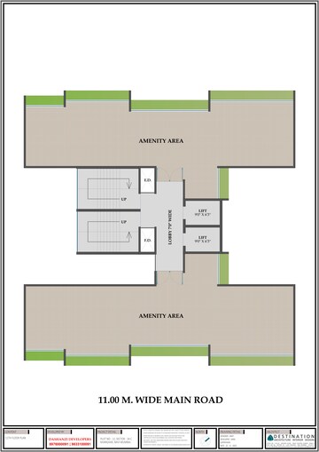 Floor Plan in 2 BHK Apartment at Dashanzi Ce La Vie, Kharghar – for Sale