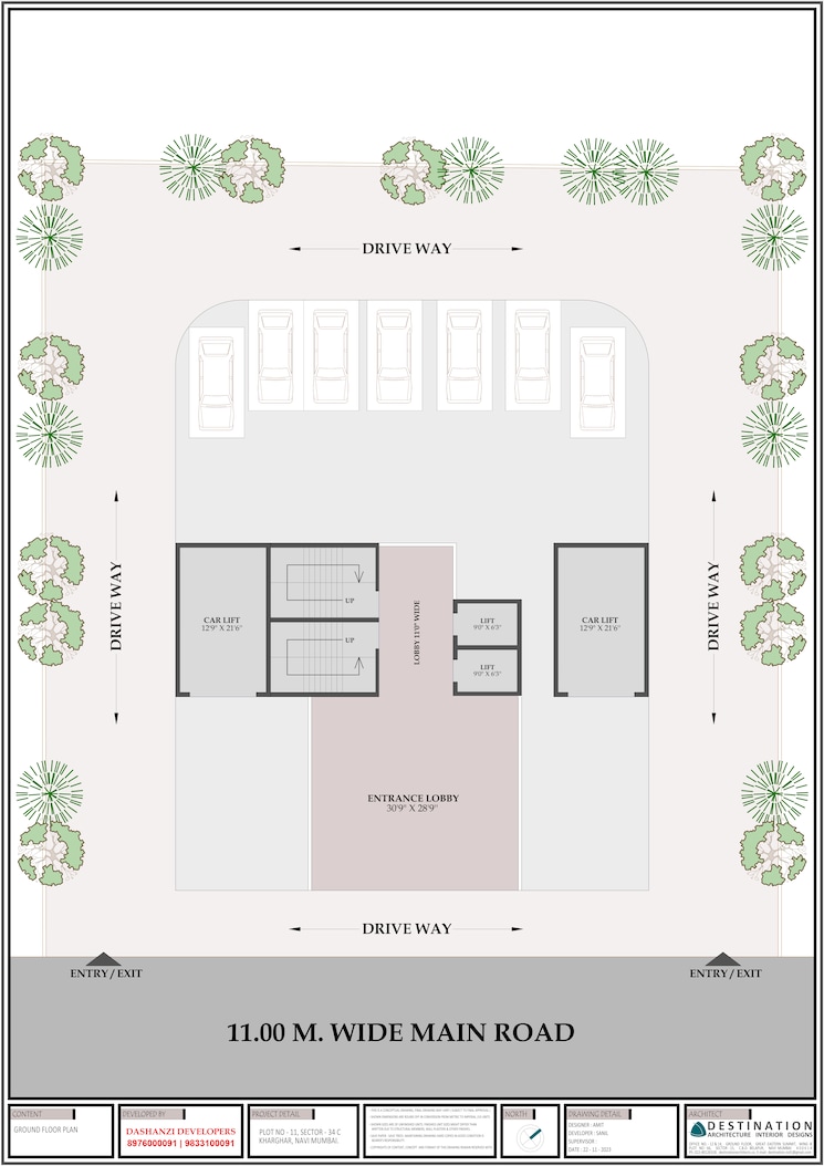 Master Plan, dashanzi-ce-la-vie 2 Bedroom 594 Sq.Ft. Apartment In Kharghar Navi Mumbai 9507716