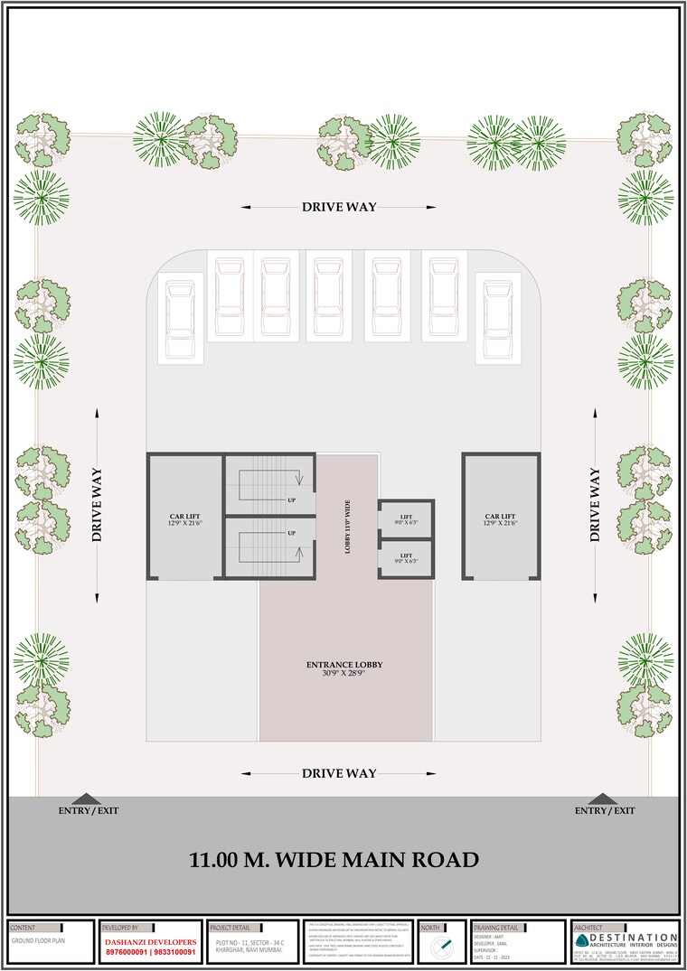 Master Plan, dashanzi-ce-la-vie 2 Bedroom 594 Sq.Ft. Apartment In Kharghar Navi Mumbai 9507716