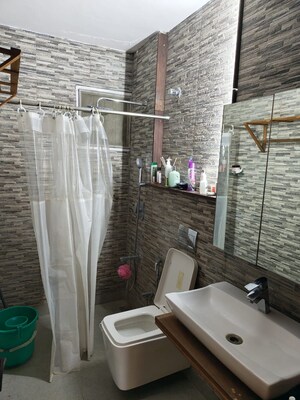 Bathroom in 2 BHK Apartment at Classique Mansion, Indiranagar – for Rent