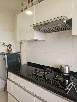Kitchen in 2 BHK Apartment at Lokhandwala Harmony, Worli – for Rent