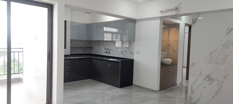 Kitchen, basil-mondale 2 Bedroom 850 Sq.Ft. Apartment In Mundhwa Pune 9507711