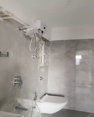 Bathroom in 1 BHK Apartment at Vaibhavlaxmi Queens Glory, Chembur – for Rent