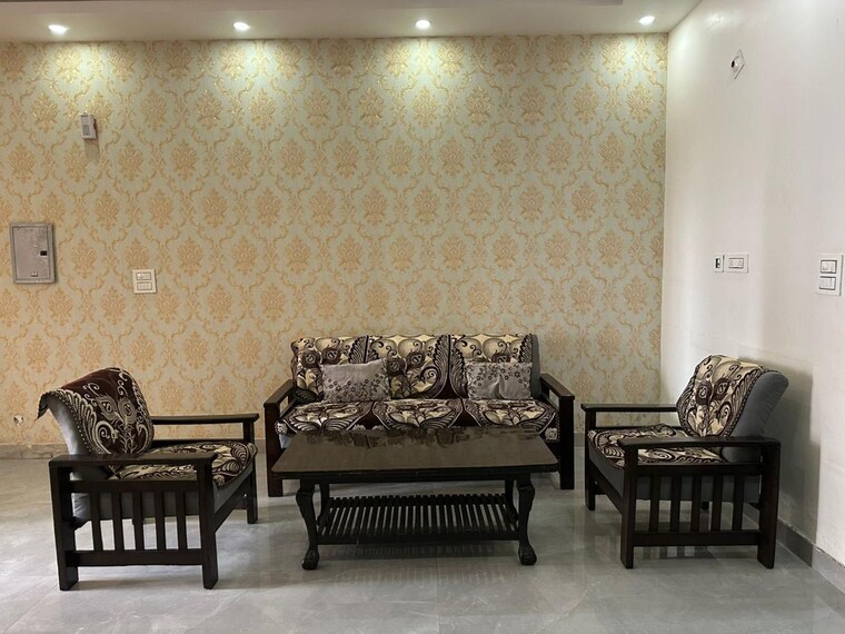 Living Room, supreme-homes 3 Bedroom 1800 Sq.Ft. Apartment In Dhakoli Zirakpur 9507772