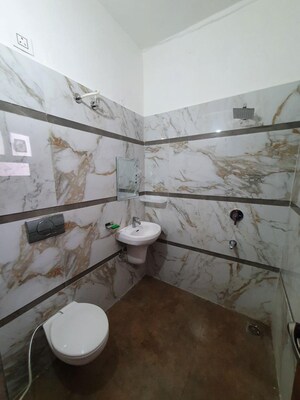 Bathroom in 3 BHK Apartment at Supreme Homes, Dhakoli – for Rent