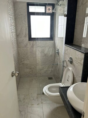 Bathroom in Studio Apartment at Nyati Elysia, Kharadi – for Rent