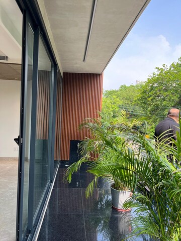 Balcony in 2 BHK Builder Floor at East Of Kailash – for Rent