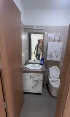 Bathroom in 3 BHK Apartment at ATS Nobility, Sector 4 Greater Noida – for Rent