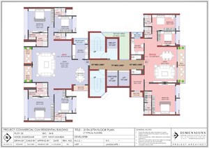 Floor Plan in 2 BHK Apartment at KK Ishwar Arena, Kharghar – for Sale