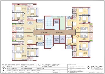 Floor Plan in 2 BHK Apartment at KK Ishwar Arena, Kharghar – for Sale