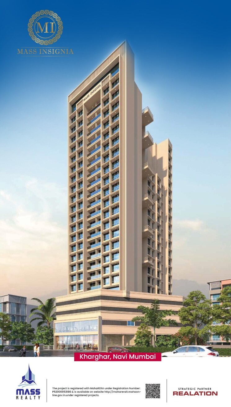 Exterior View, mass-insignia 3 Bedroom 809 Sq.Ft. Apartment In Kharghar Navi Mumbai 9507974