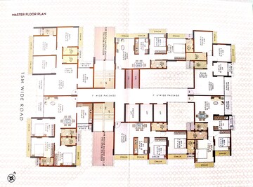 Floor Plan in 3 BHK Apartment at Mass Insignia, Kharghar – for Sale