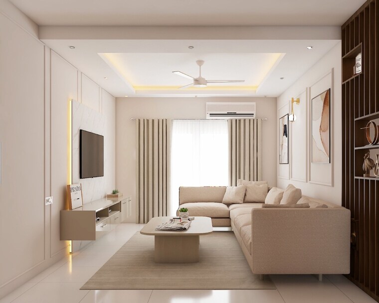 Living Room, emaar-serenity-hills 3 Bedroom 2200 Sq.Ft. Apartment In Sector 86 Gurgaon 9508072