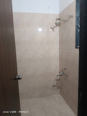 Bathroom in 1 BHK Apartment at Sancheti Eves Garden, Mundhwa – for Rent