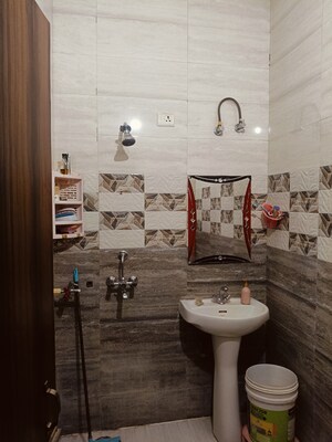Bathroom in 2 BHK Builder Floor at Dhakoli – for Sale