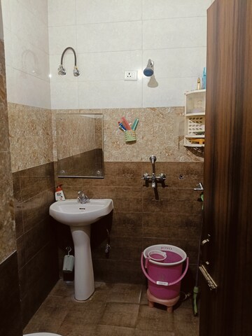 Bathroom in 2 BHK Builder Floor at Dhakoli – for Sale