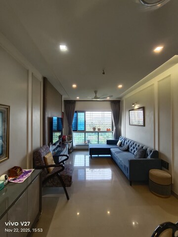 Living Room in 3 BHK Apartment at Raheja Reflections Eternity, Kandivali East – for Sale
