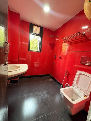 Bathroom in 3 BHK Builder Floor at Saket – for Rent