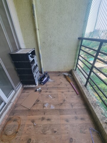 Balcony in 1 BHK Apartment at Gurukrupa Guru Atman, Kalyan West – for Rent