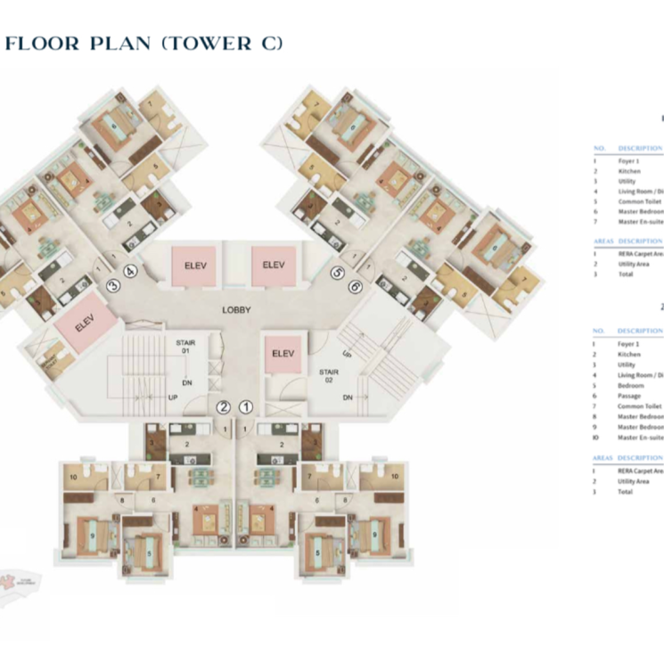 Master Plan, dynamix-avanya 2 Bedroom 537 Sq.Ft. Apartment In Ketkipada Mumbai 9508373