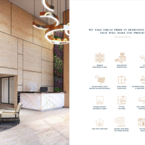 Floor Plan in 2 BHK Apartment at Dynamix Avanya, Ketkipada – for Sale