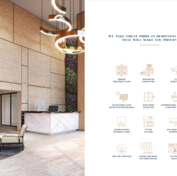 Floor Plan in 2 BHK Apartment at Dynamix Avanya, Ketkipada – for Sale