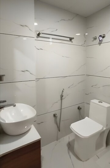 Bathroom in 4 BHK Apartment at Mansarovar – for Rent