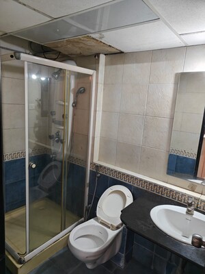 Bathroom in 3.5 BHK Apartment at Brahma Suncity, Wadgaon Sheri – for Rent