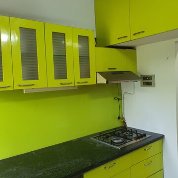 Kitchen in 2 BHK Apartment at Crystal Garden Estate CHS, Manpada – for Sale