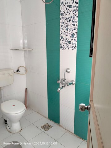 Bathroom in 3 BHK Apartment at Tirupati Campus Phase 7, Dhanori – for Rent