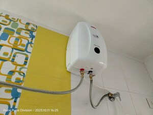 Bathroom in 3 BHK Apartment at Tirupati Campus Phase 7, Dhanori – for Rent