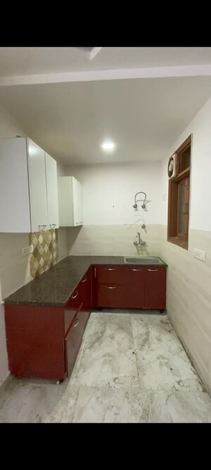 Kitchen in 2 BHK Builder Floor at Chattarpur – for Rent