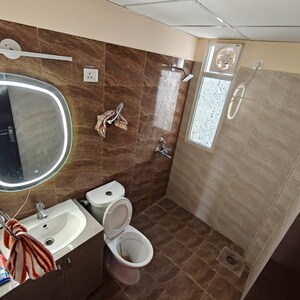 Bathroom in 3 BHK Apartment at Amrapali Crystal Homes, Sector 76 – for Rent