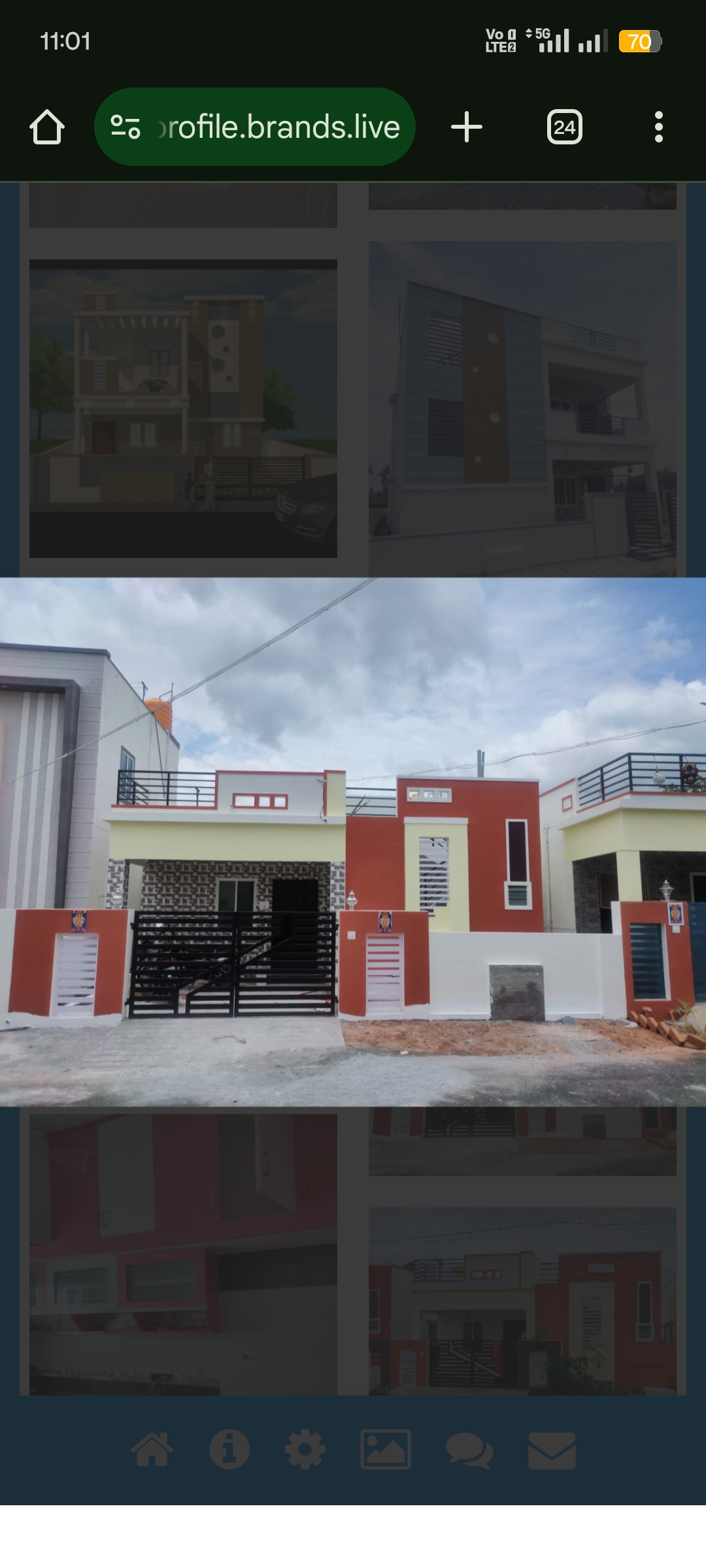 2 BHK + Pooja Room Villa For Sale in Jh Developers 