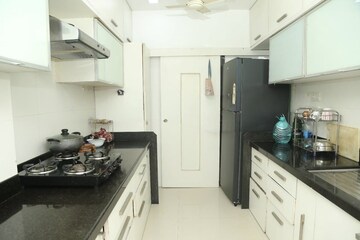 Kitchen in 3 BHK Apartment at Dheeraj Gaurav Heights, Jogeshwari West – for Rent