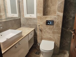 Bathroom in 3 BHK Builder Floor at Greater Kailash ii – for Rent