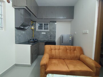 Kitchen in 1 BHK Builder Floor at Hsr Layout – for Rent