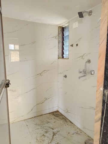 Bathroom in 1 BHK Apartment at Nine Sea Grapes, Nalasopara West – for Rent