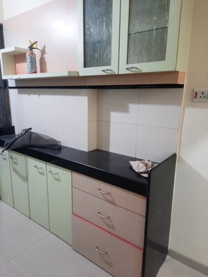 Kitchen in 1 BHK Apartment at Marigold Meridian, Bhandup West – for Rent