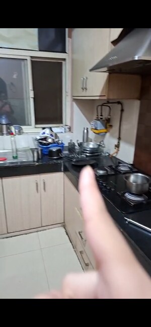 Kitchen in 1 BHK Apartment at Sampada Sagar Apartments, Sector 62 – for Rent