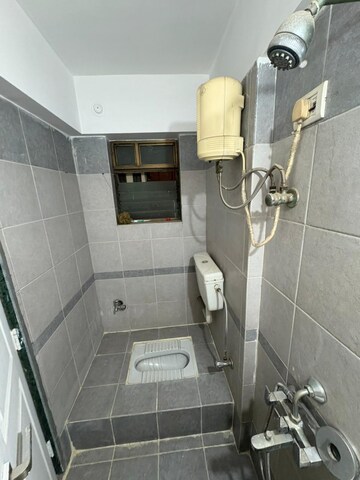 Bathroom in 1 BHK Apartment at Raheja Acropolis, Deonar – for Rent