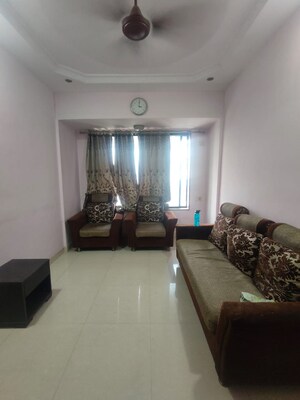 Living Room in 2 BHK Apartment at Shree Ravechi Apartments, Kopar Khairane – for Rent